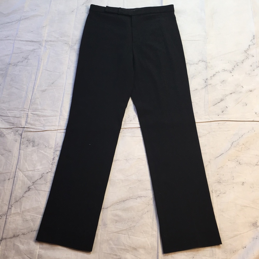RALPH LAUREN BLACK LABEL HI WAIST WOOL DRESS TROUSERS EUC